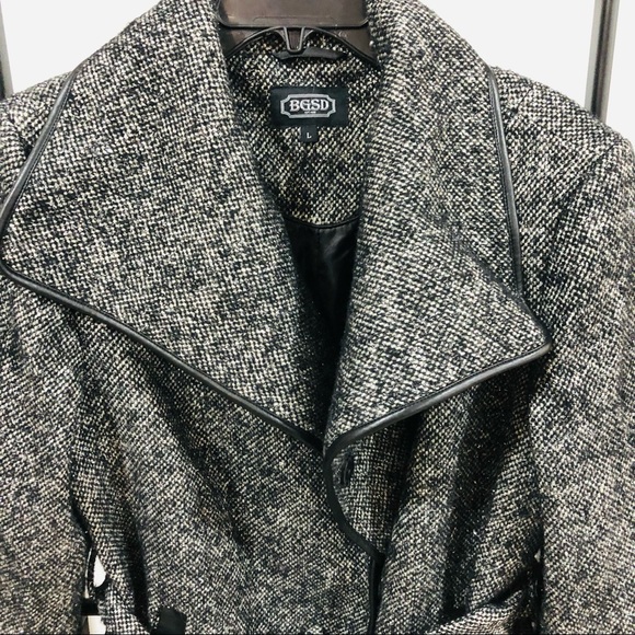 BGSD Black Sparkly Tie Coat - Picture 12 of 14